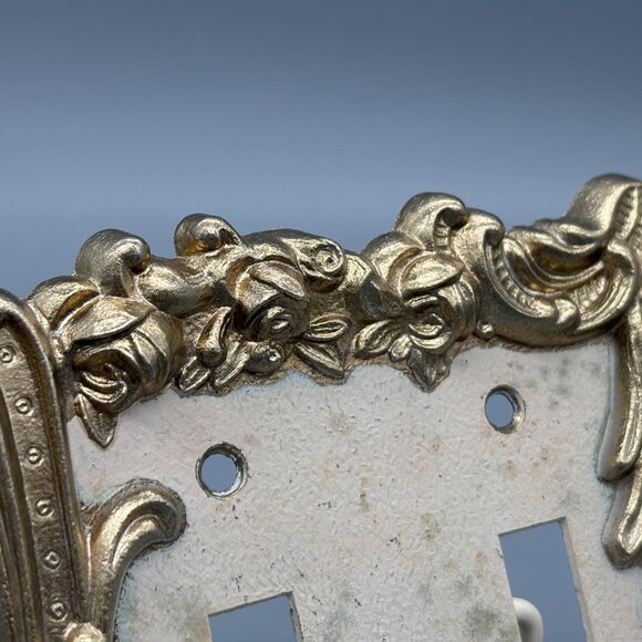 Vintage Double Light Switch Cover Plates 1960’s Electrical Plate Charm-N-Style - Picture 4 of 6